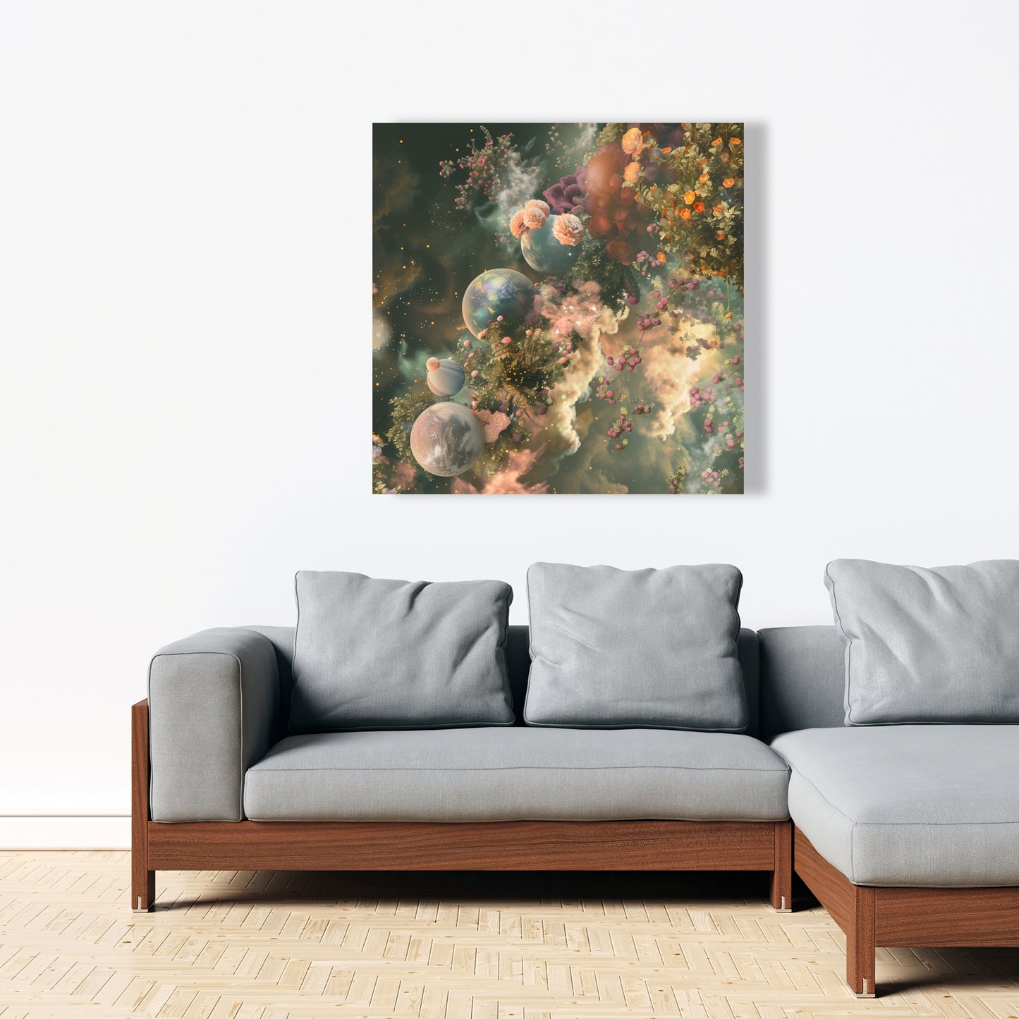 Bloom space - 32"x32" Canvas