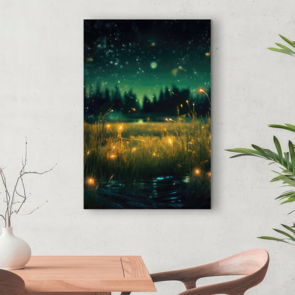 Light in the Dark - Black Canvas Wall Art for Home Decor