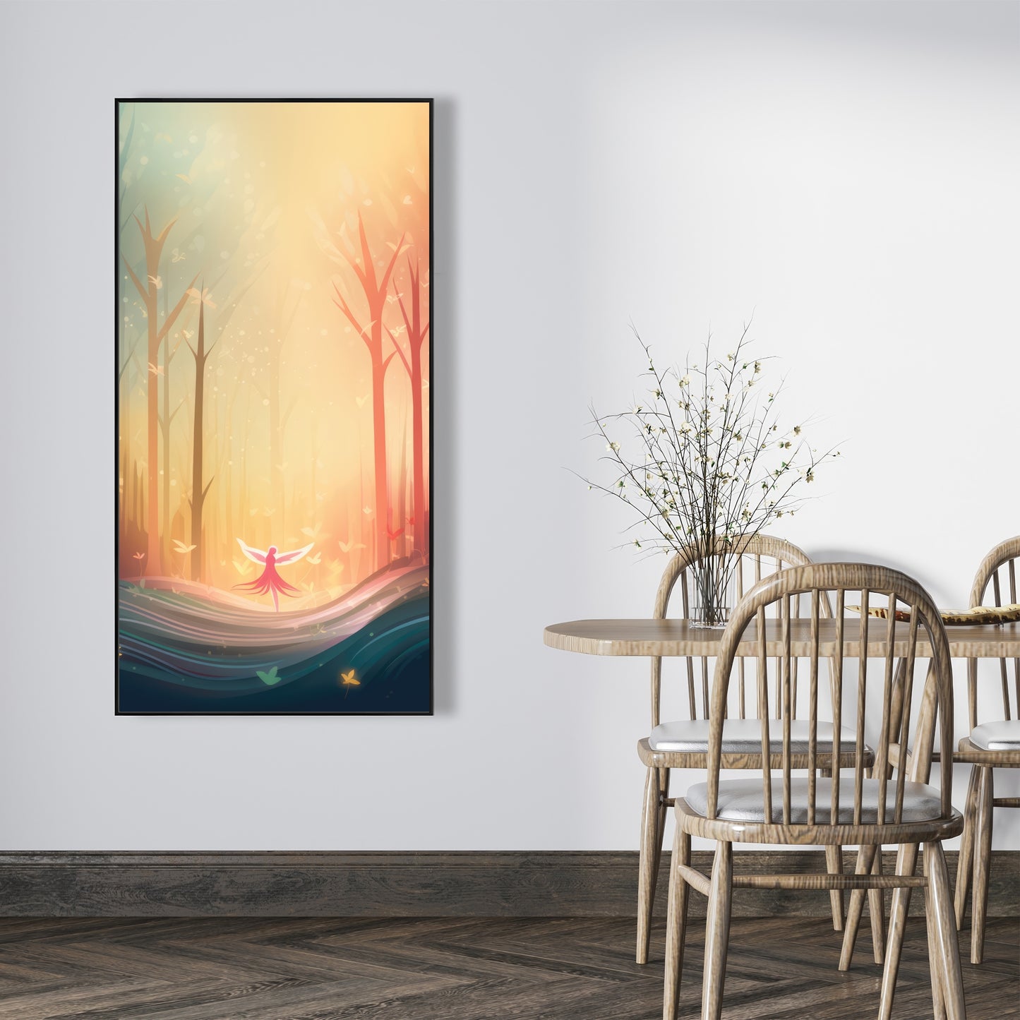 Enchanted - 36"x36" Framed canvas
