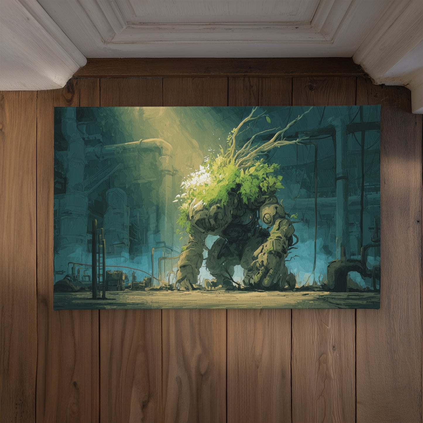 The Golem Green Indoor Outdoor Door Mat | Home Decor Accent