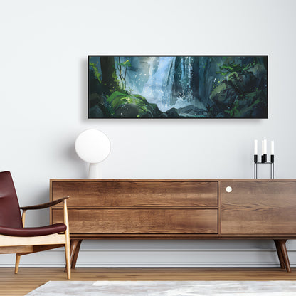 Sleeping fall - 36"x36" Framed canvas
