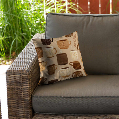 Cozy Cup Collection Poly Twill Throw Pillow - Home Decor