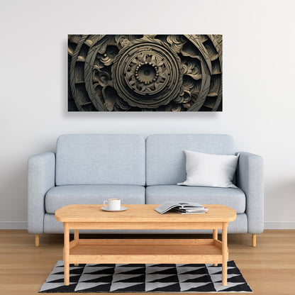 Cycles White Canvas | Elegant Home Decor for Any Room