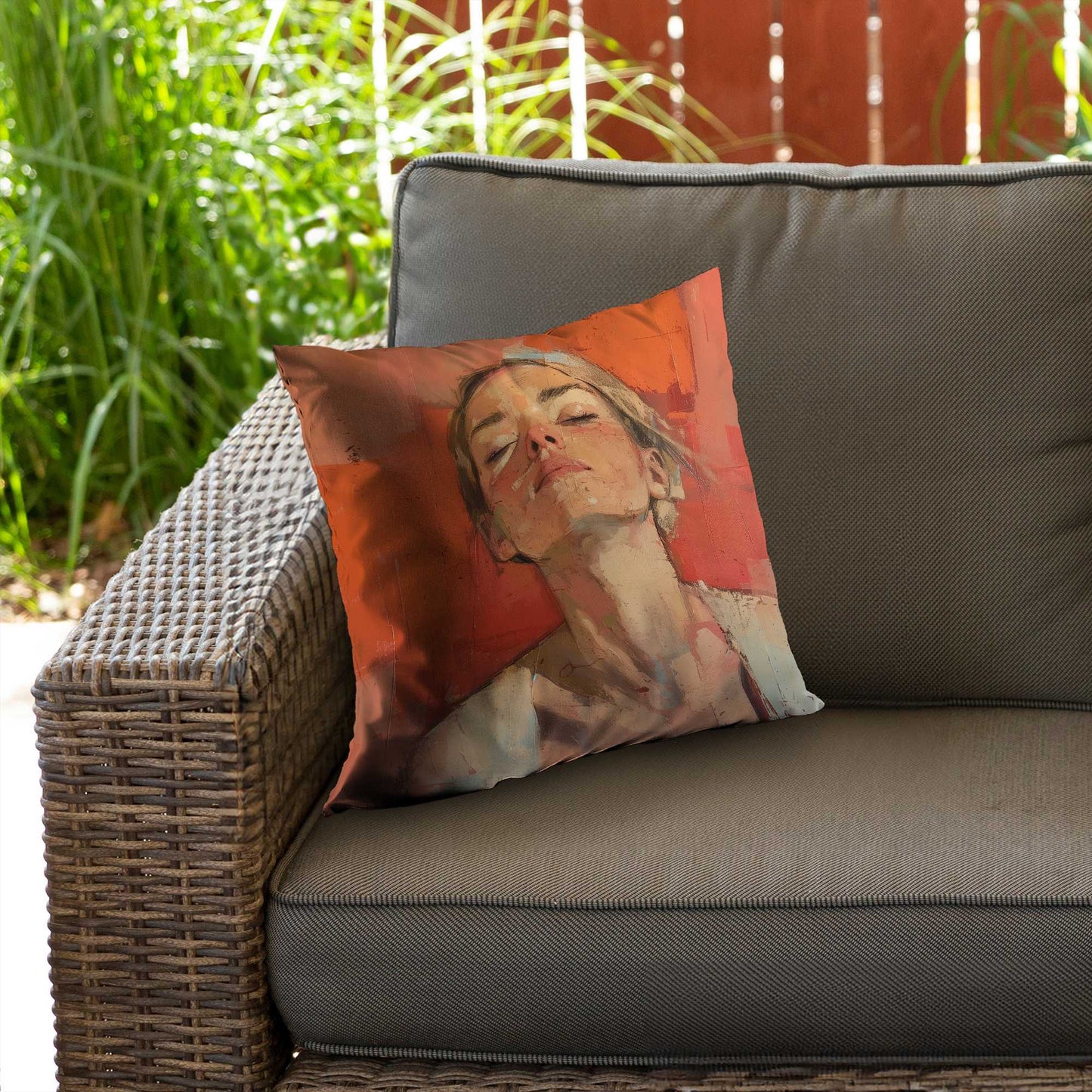 Relief Poly Twill Throw Pillow - Stylish Home Decor Accent