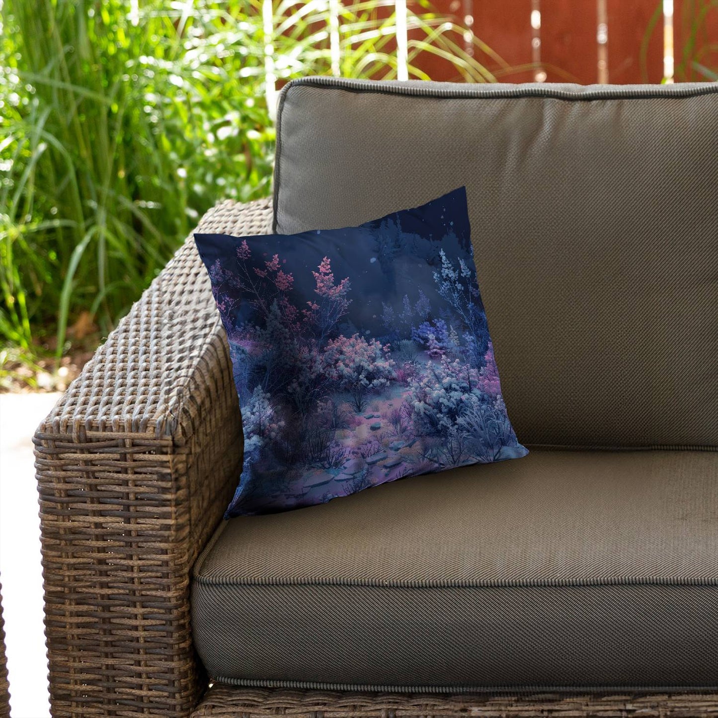 Cold night - Throw pillow - Print on demand