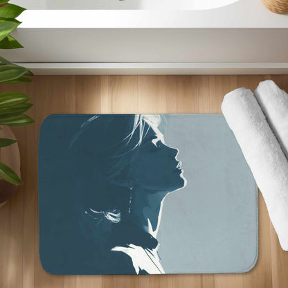 Tapis de bain Silent Light Glow | Tapis doux de décoration intérieure