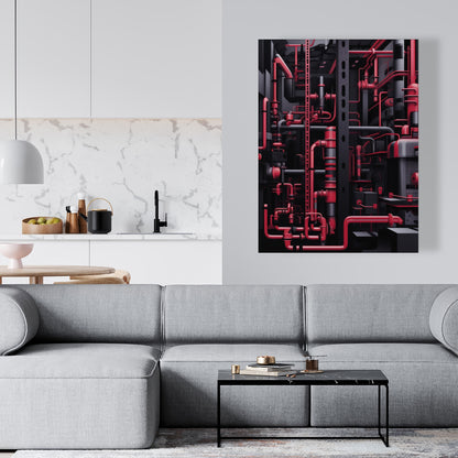 Machinery - 32"x32" Canvas