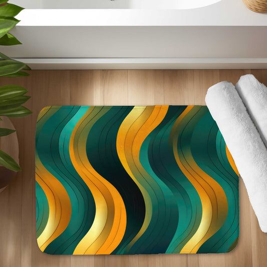 Voluptuous Black Bath Mat for Elegant Decor | Soft & Stylish