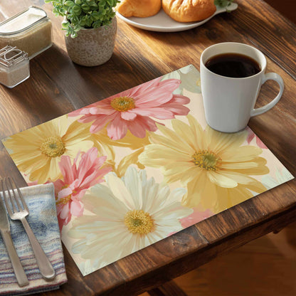 Sunlit Daisy Dream Placemat | Elegant Home Decor Accent