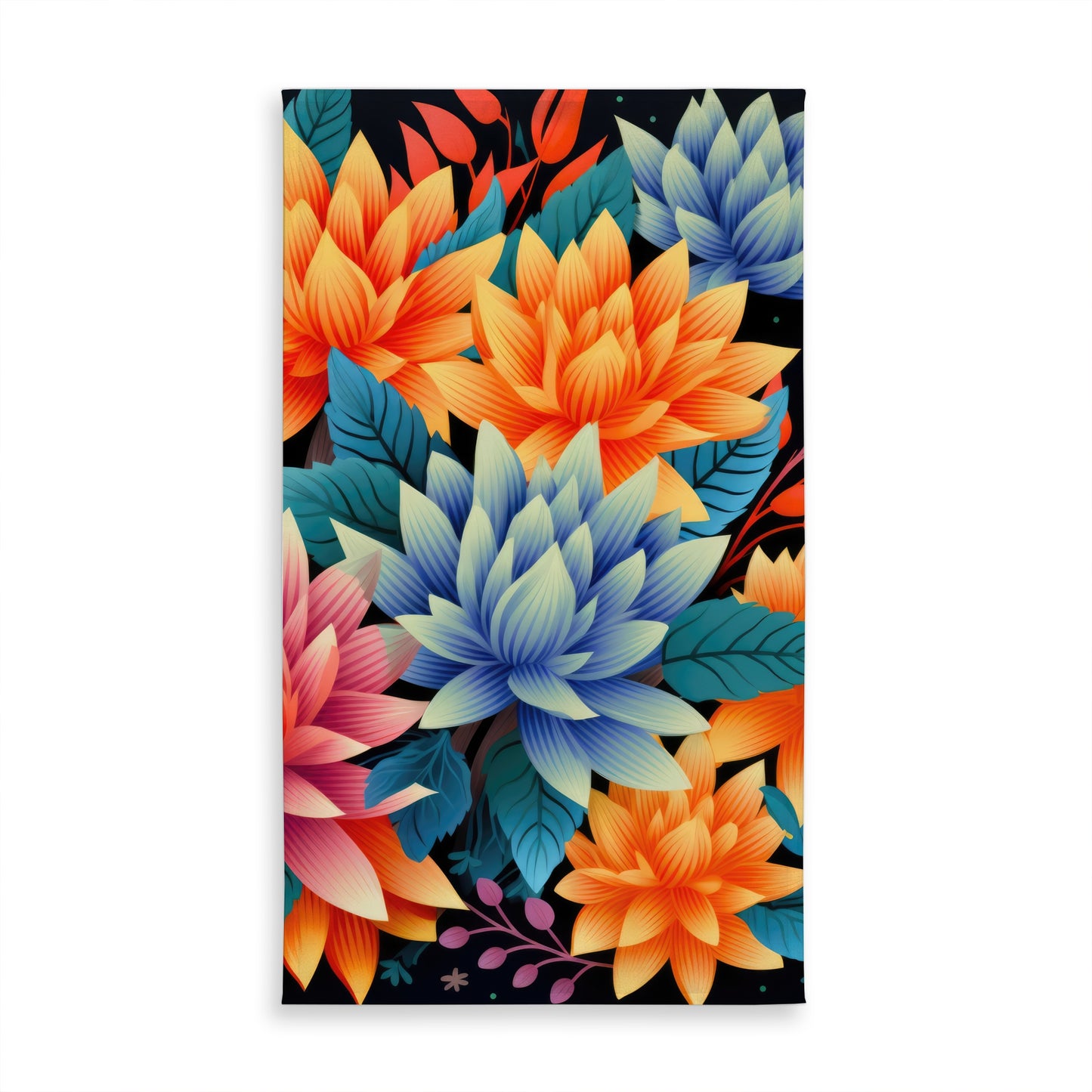 Color bouquet Orange Tablecloth for Indoor Outdoor Decor