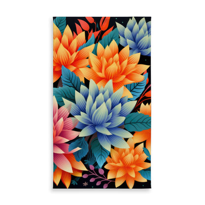 Color bouquet Orange Tablecloth for Indoor Outdoor Decor