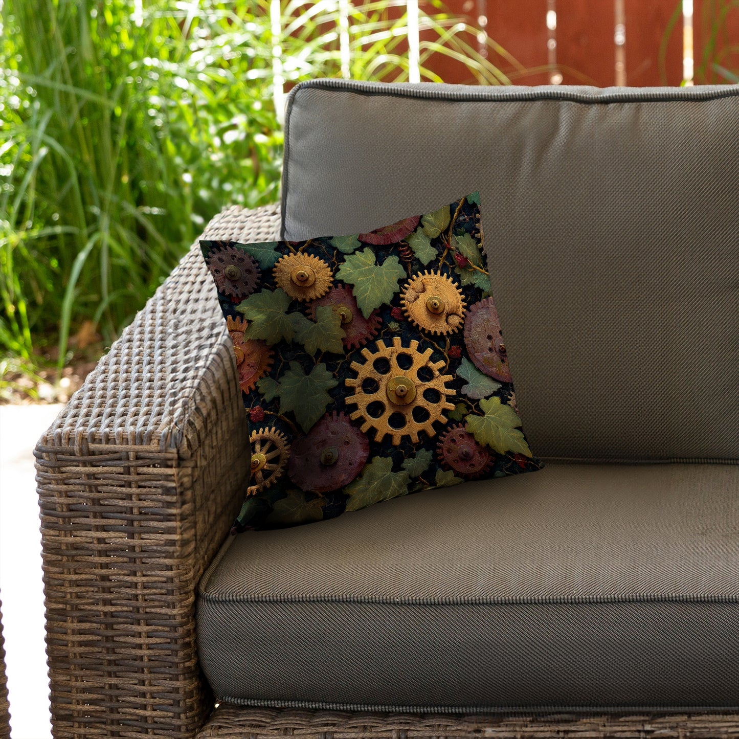Nature punk Poly Twill Throw Pillow - Stylish Home Decor