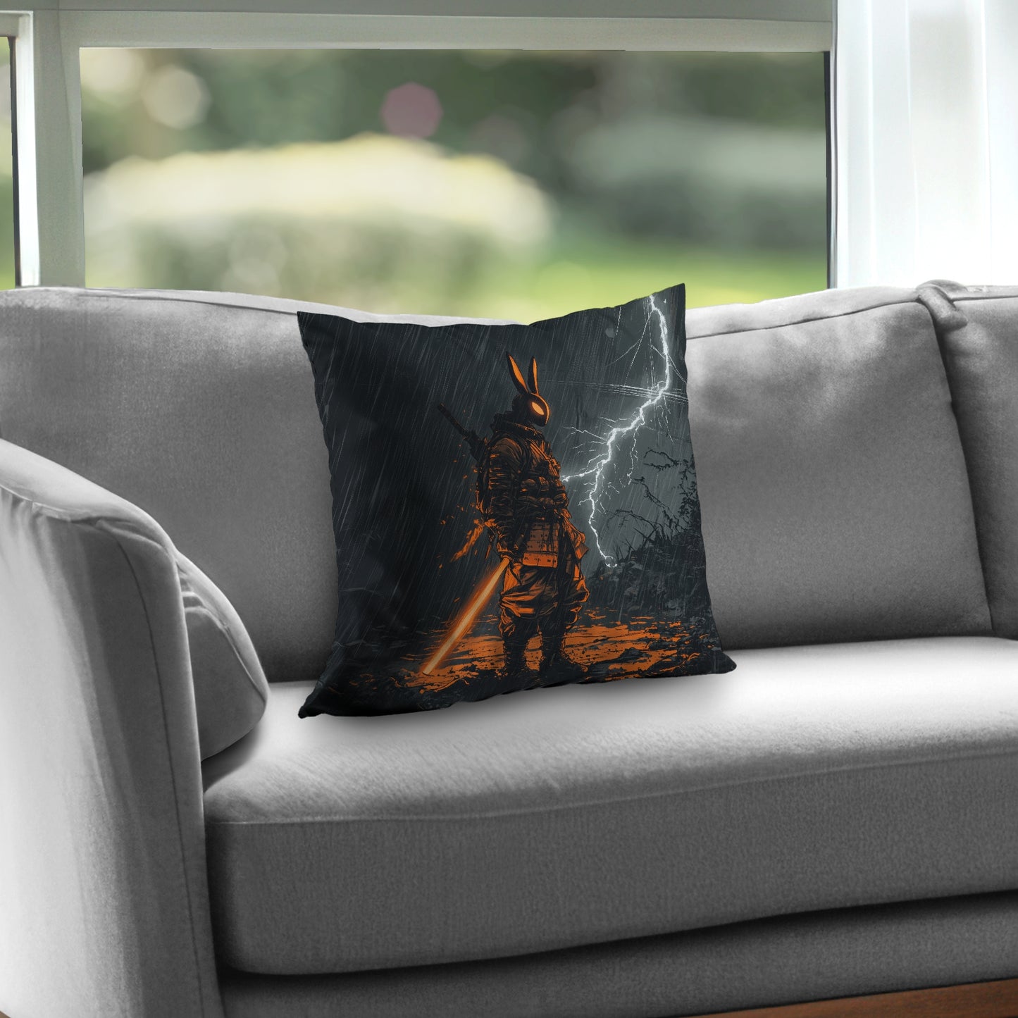 War machine White Poly Twill Throw Pillow - Home Decor Insert