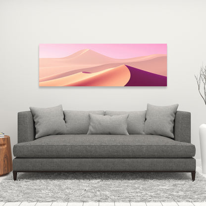 Calm Dunes - White Canvas Art for Elegant Home Decor