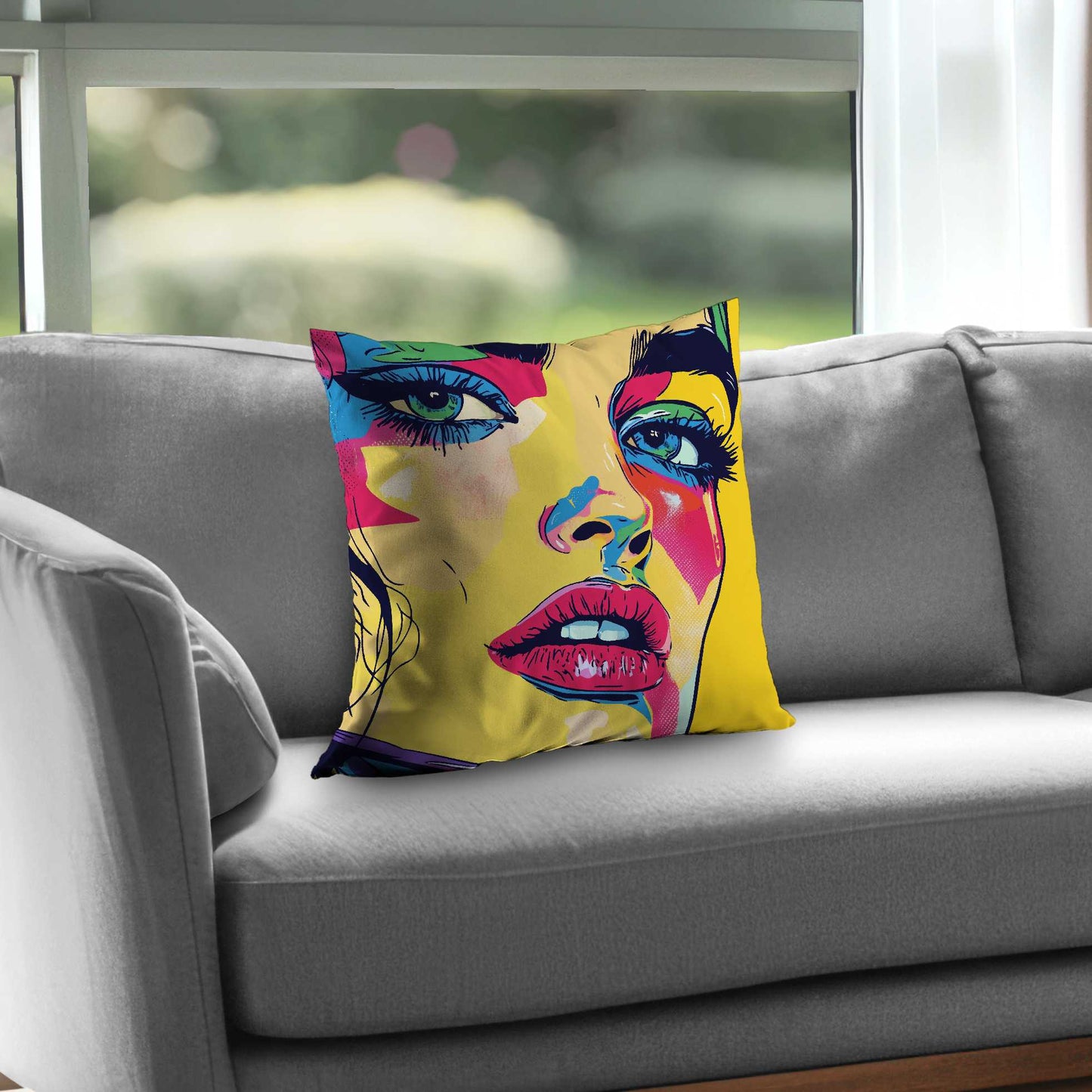 Glaze Poly Twill Throw Pillow | Stylish Home Decor Accent