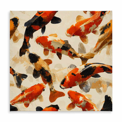 Koi Dance Flow Tablecloth - Indoor Outdoor Home Decor