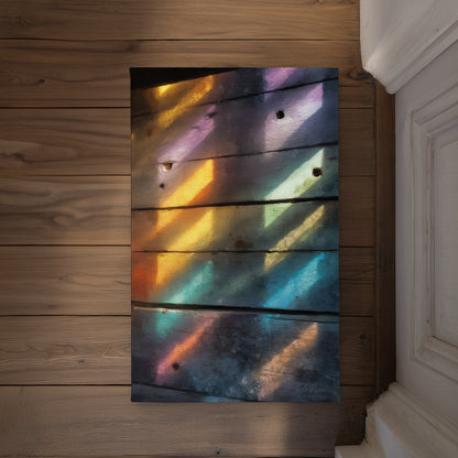 Rainbow Glint Indoor Outdoor Door Mat | Home Decor Accent