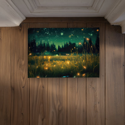 Light in the Dark Yellow Indoor Outdoor Door Mat | Home Decor