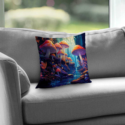 Regardez ça : un coussin décoratif en sergé de polyester pour la décoration intérieure.
