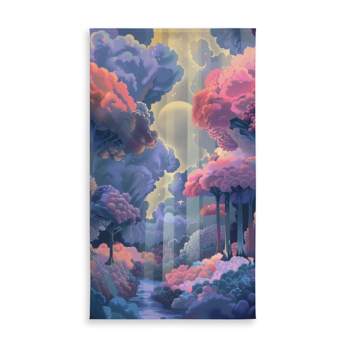 Beams Pink Indoor/Outdoor Tablecloth for Stylish Home Decor