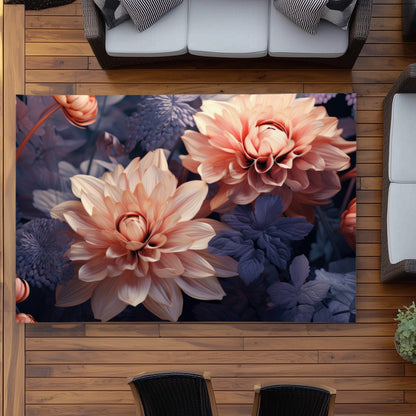 Pink and Purple Outdoor Area Rug | Stylish Home Decor