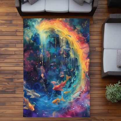 Tapis d'extérieur Milky Wave | Accent de décoration élégant