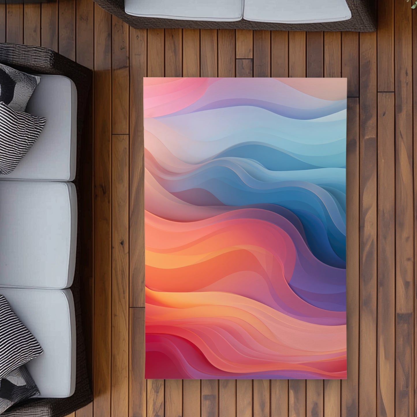 Sweet dreams Red Outdoor Area Rug | Home Decor Essential