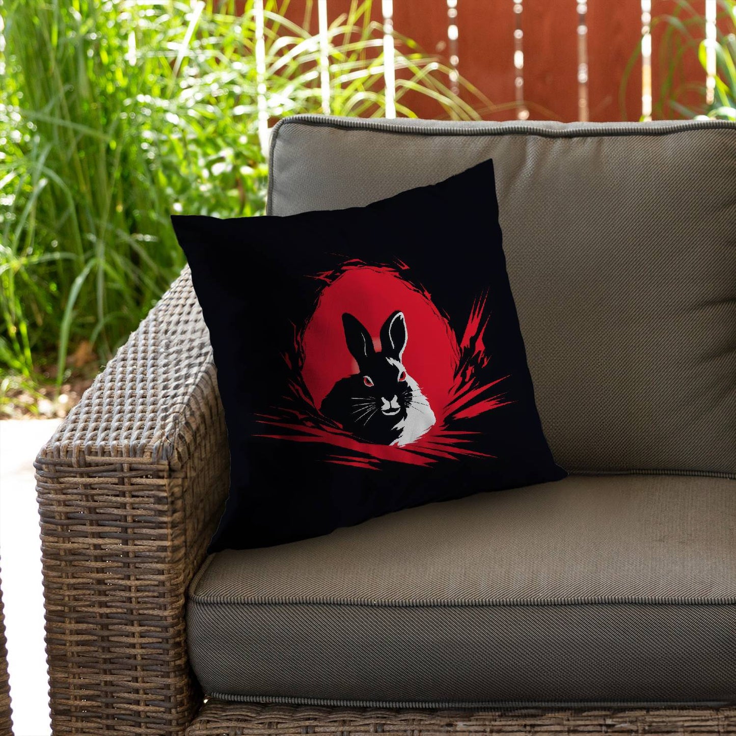 Bad intentions - Throw pillow - Print on demand