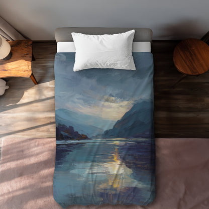 Obscure Purple Duvet Cover | Elegant Home Decor Accent