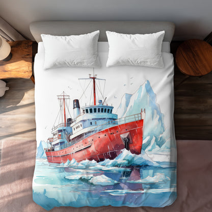 Housse de couette Breaking the Ice | Linge de lit élégant pour la maison