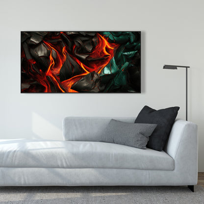 Imminent rupture - 36"x36" Framed canvas