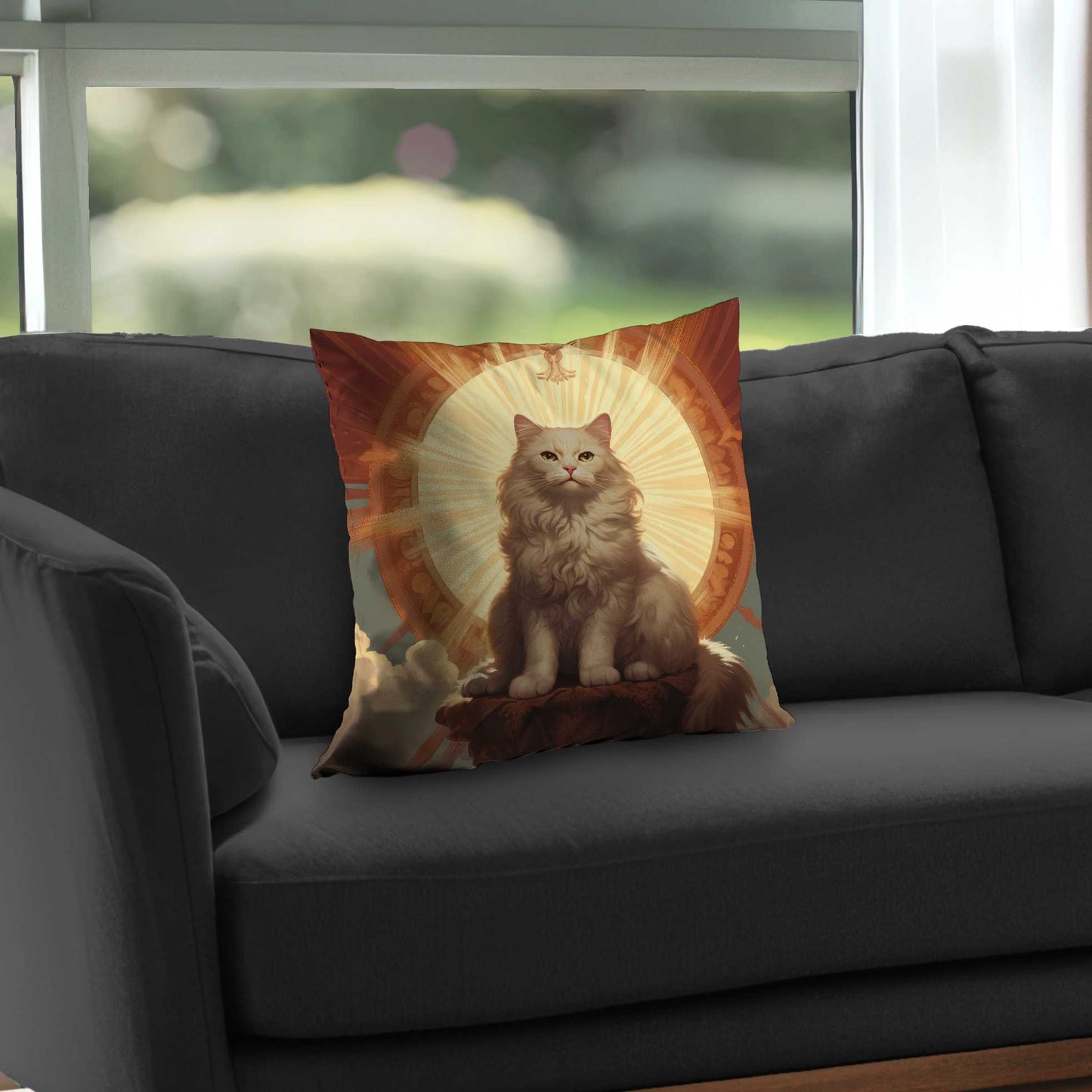 Coussin décoratif en sergé de polyester Infinite Carelessness - Décoration intérieure