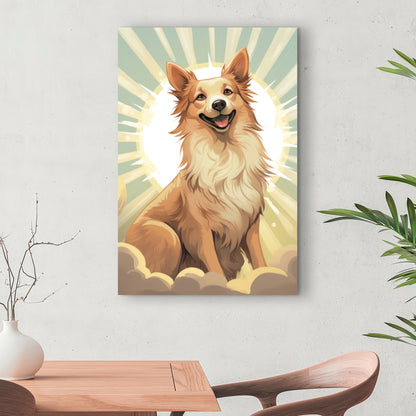 Who's a good boy - 32"x32" Canvas