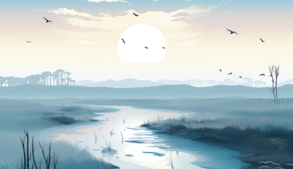 The Marsh White Indoor/Outdoor Tablecloth for Home Decor