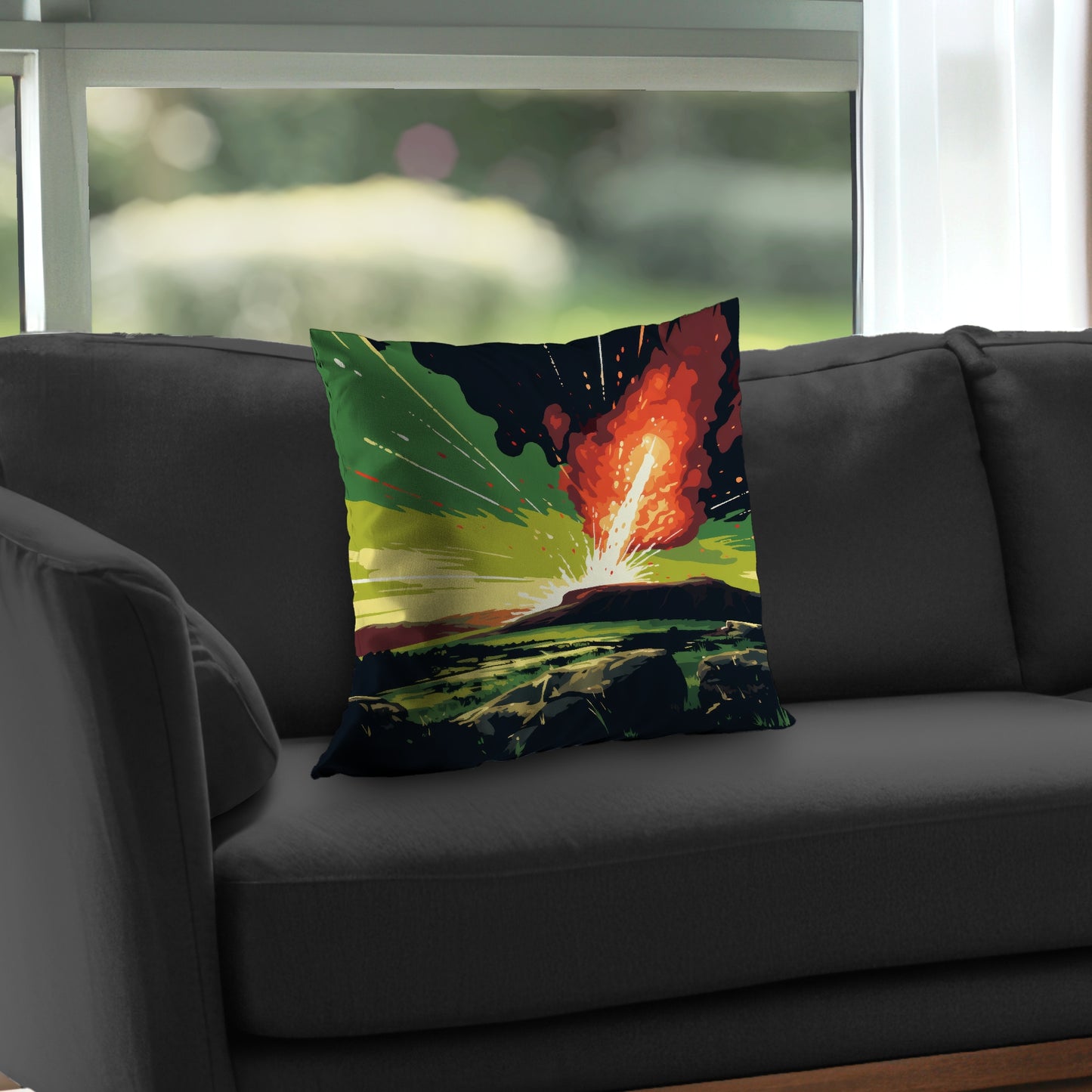 The Crash Orange Poly Twill Throw Pillow Insert | Home Decor