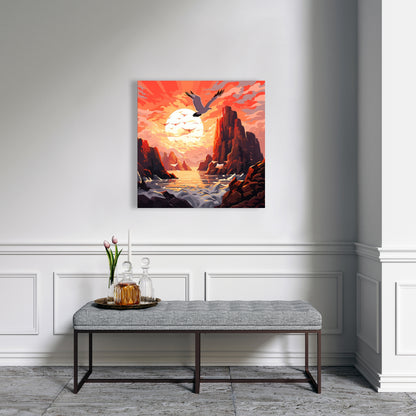 Isles of omen - 32"x32" Canvas