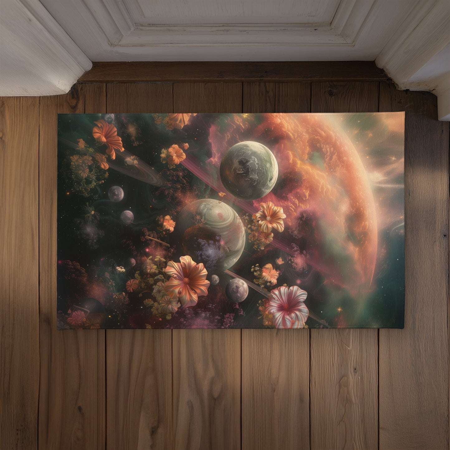 Capturing Light Pink Indoor Outdoor Door Mat | Home Decor