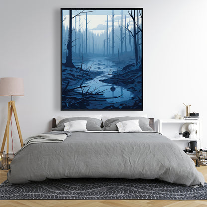 Dead lands - 36"x36" Framed canvas
