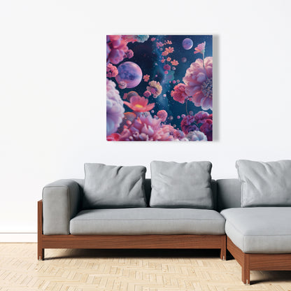 Pink Void - White Canvas for Stylish Home Decor | Art Piece