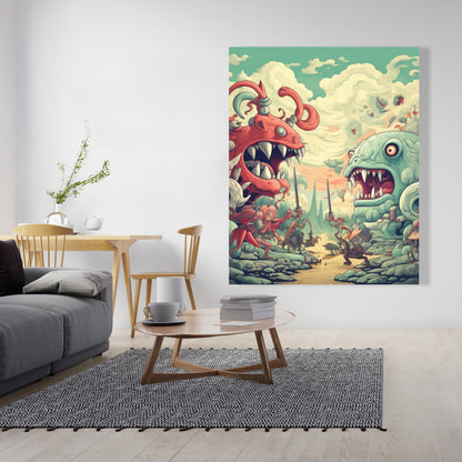 Two titans - 32"x32" Canvas