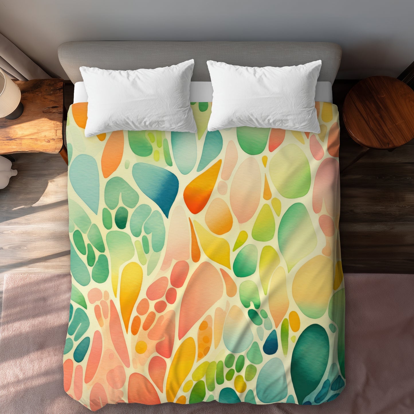 Organic fruits - 88"x88" Duvet Cover