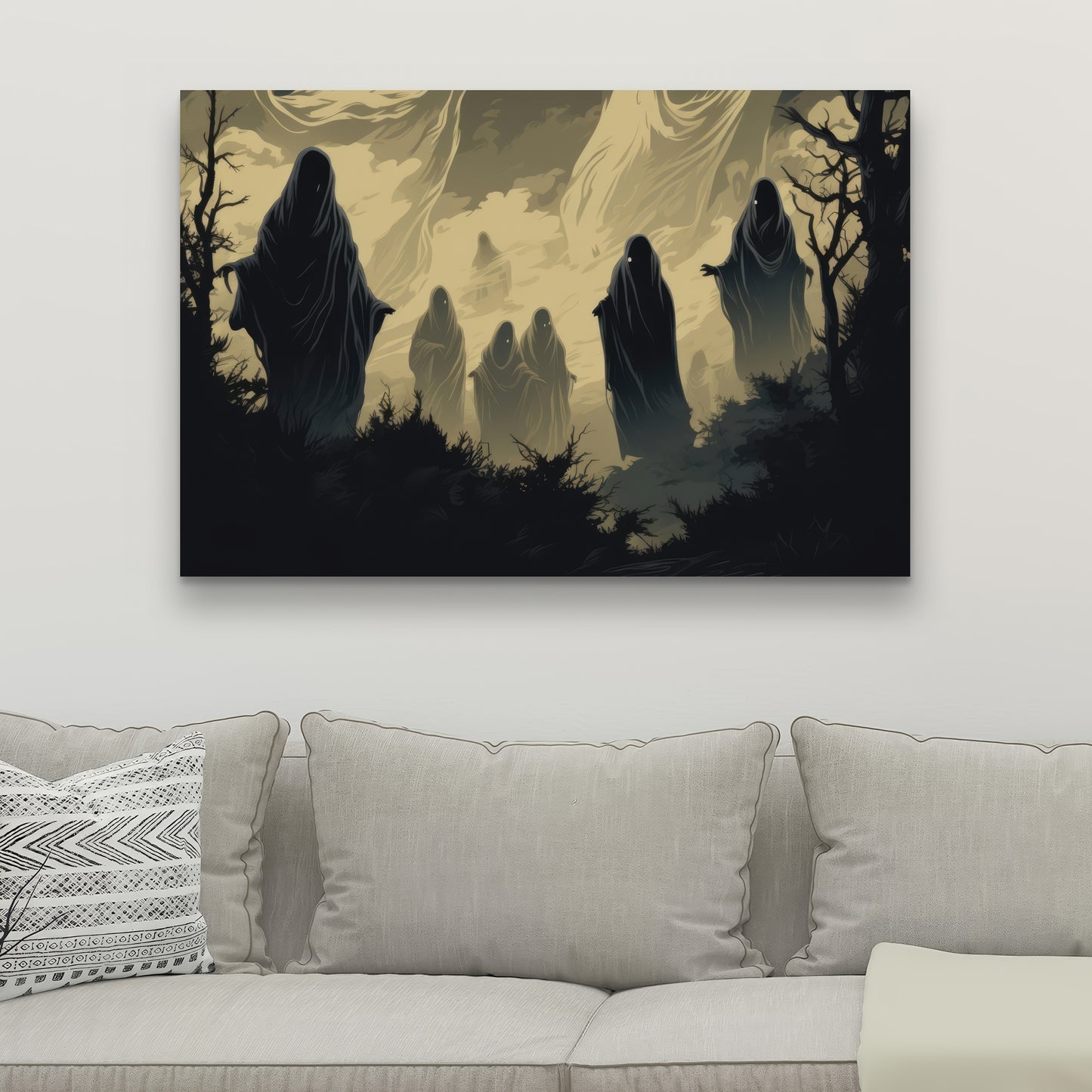 Limbo Black Canvas Art - Modern Home Decor | Chic Wall Design