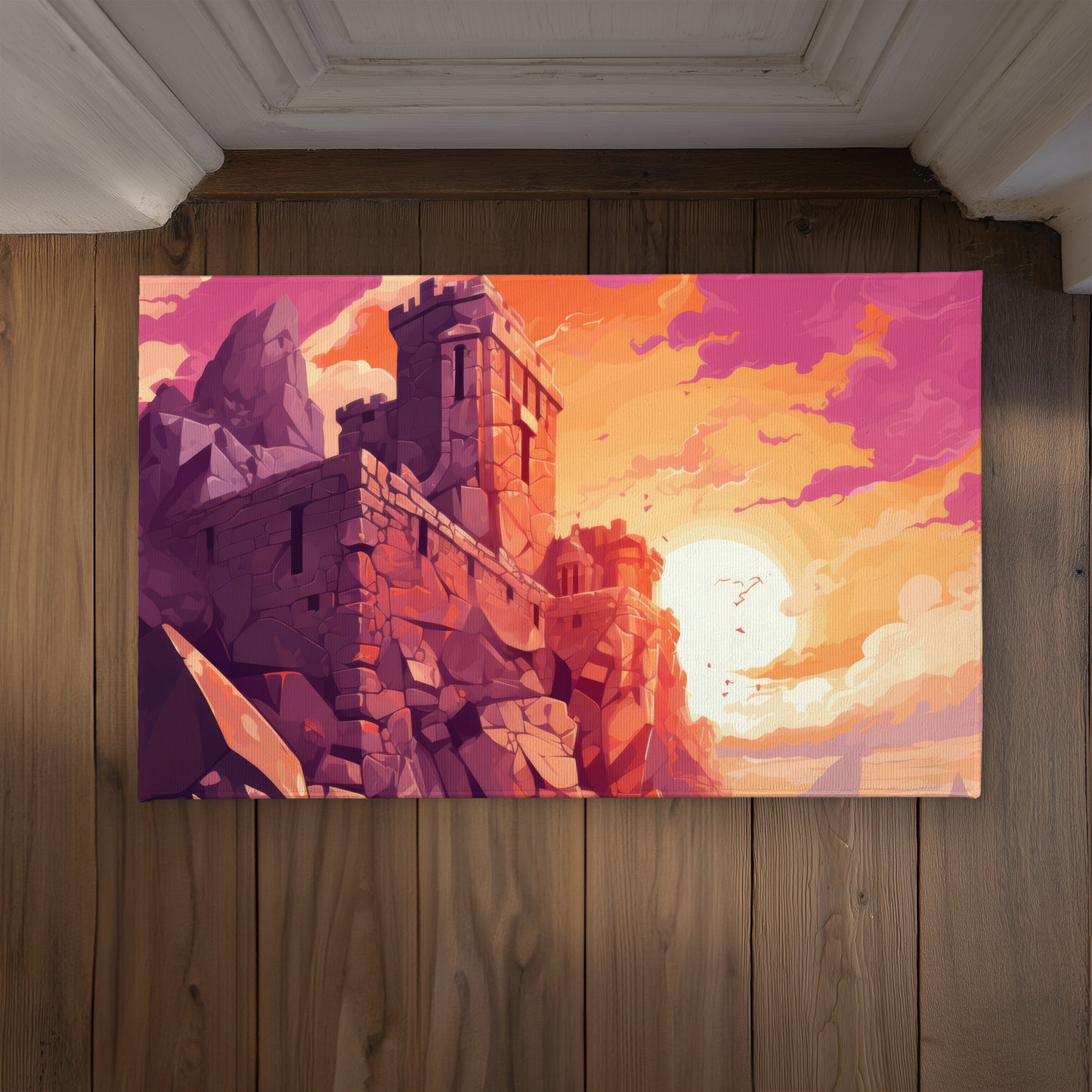 Le paillasson d'intérieur/extérieur Setting Rampart | Décoration d'intérieur