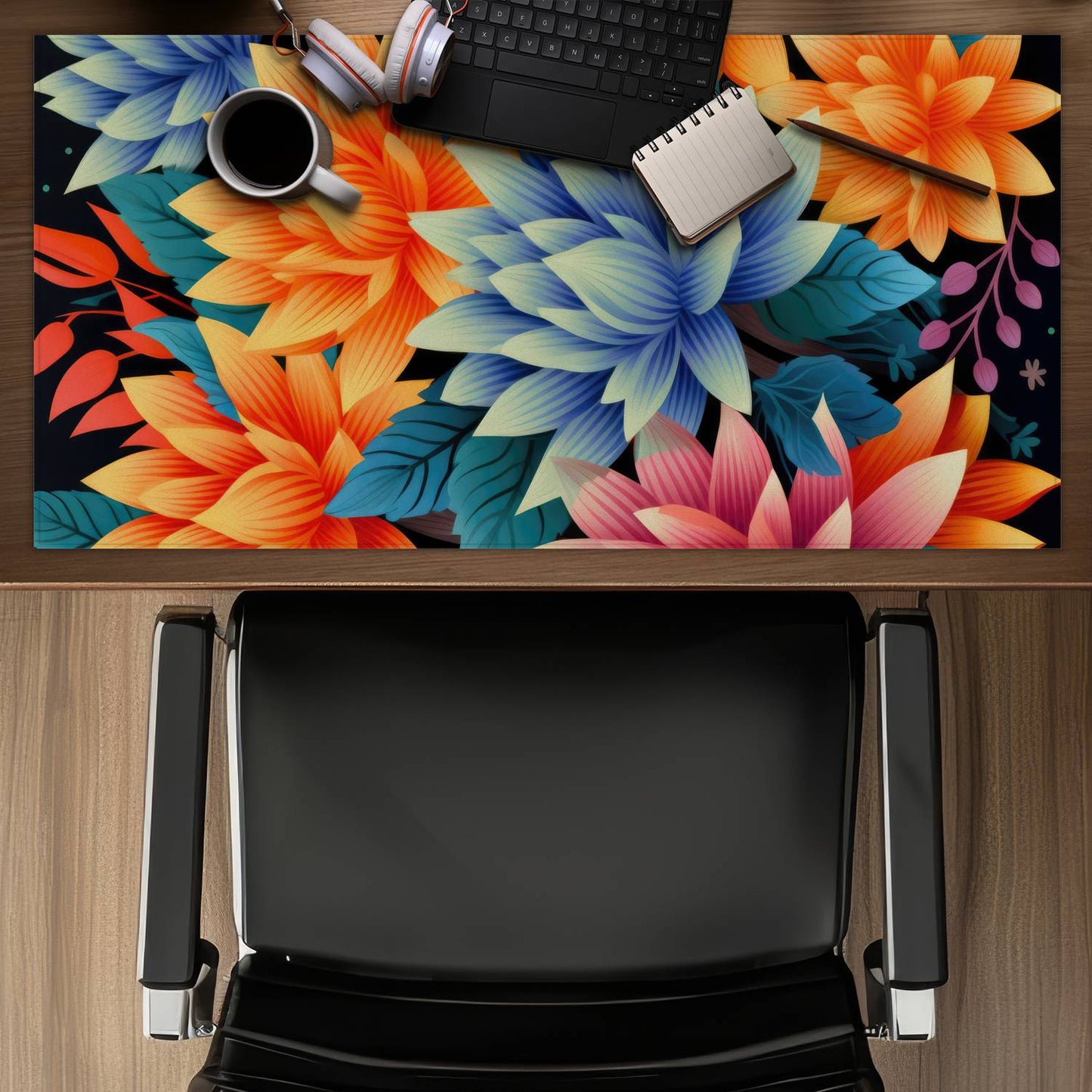 Color bouquet - Desk mat - Print on demand