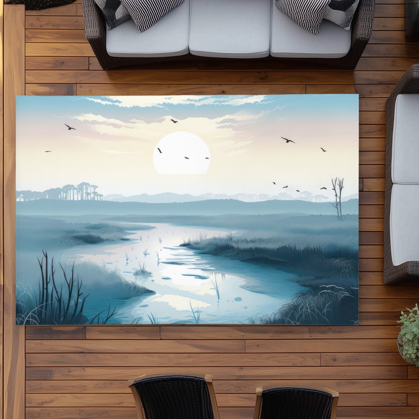 The Marsh Beige Outdoor Area Rug | Home Decor Essential