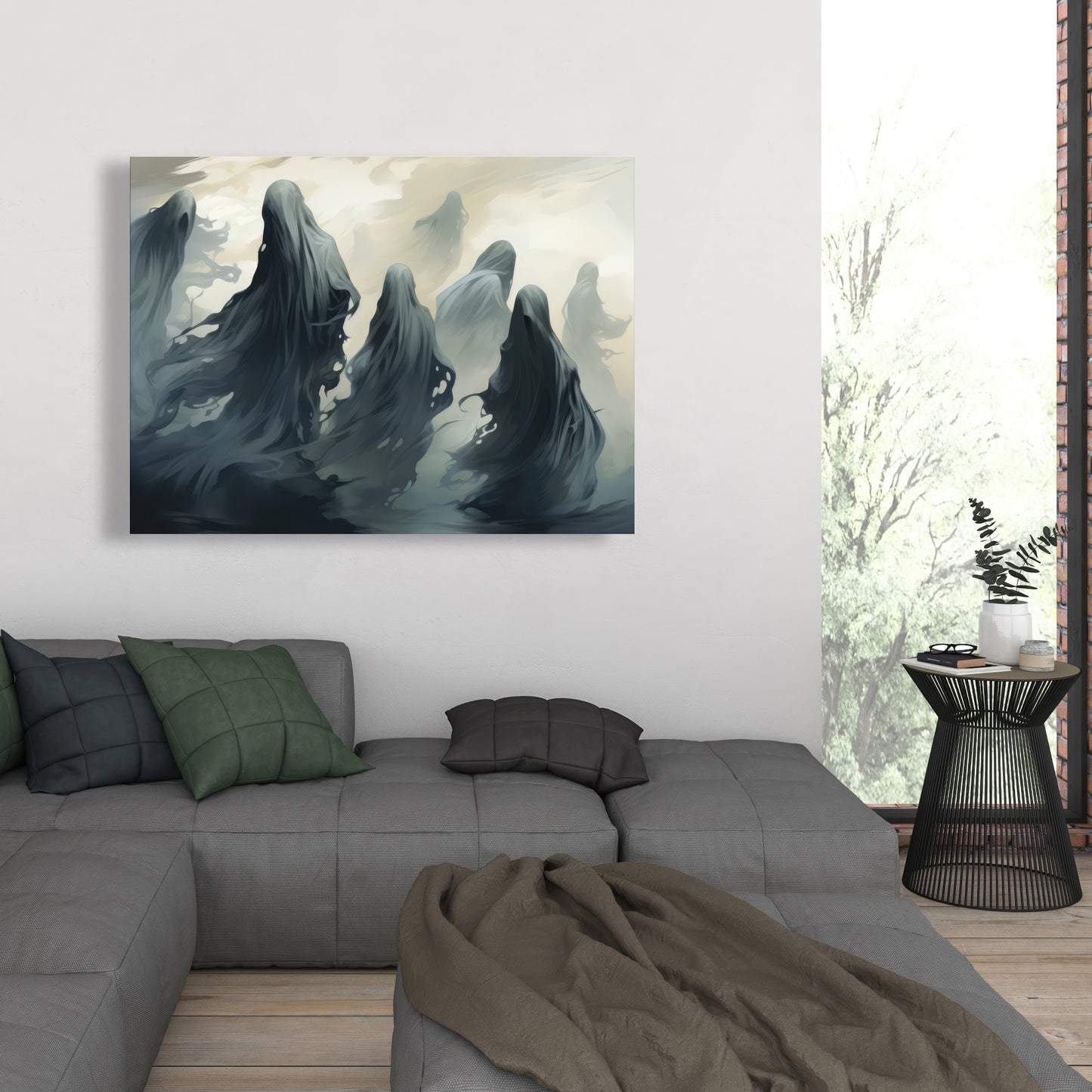 Cursed Lands - Black Canvas Art for Unique Home Decor