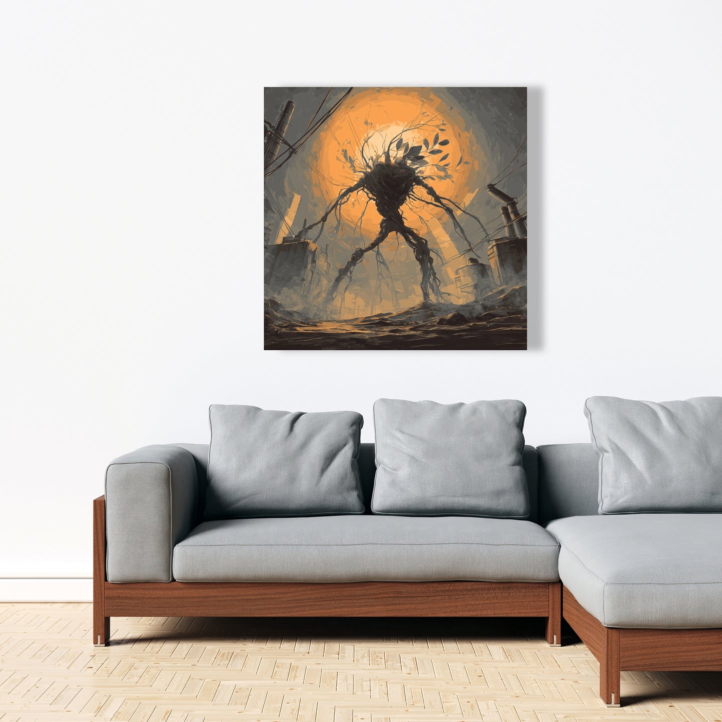 Final warning - 24"x24" Canvas