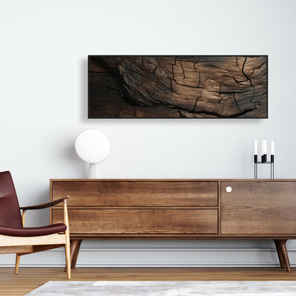Brown wood - 36"x36" Framed canvas