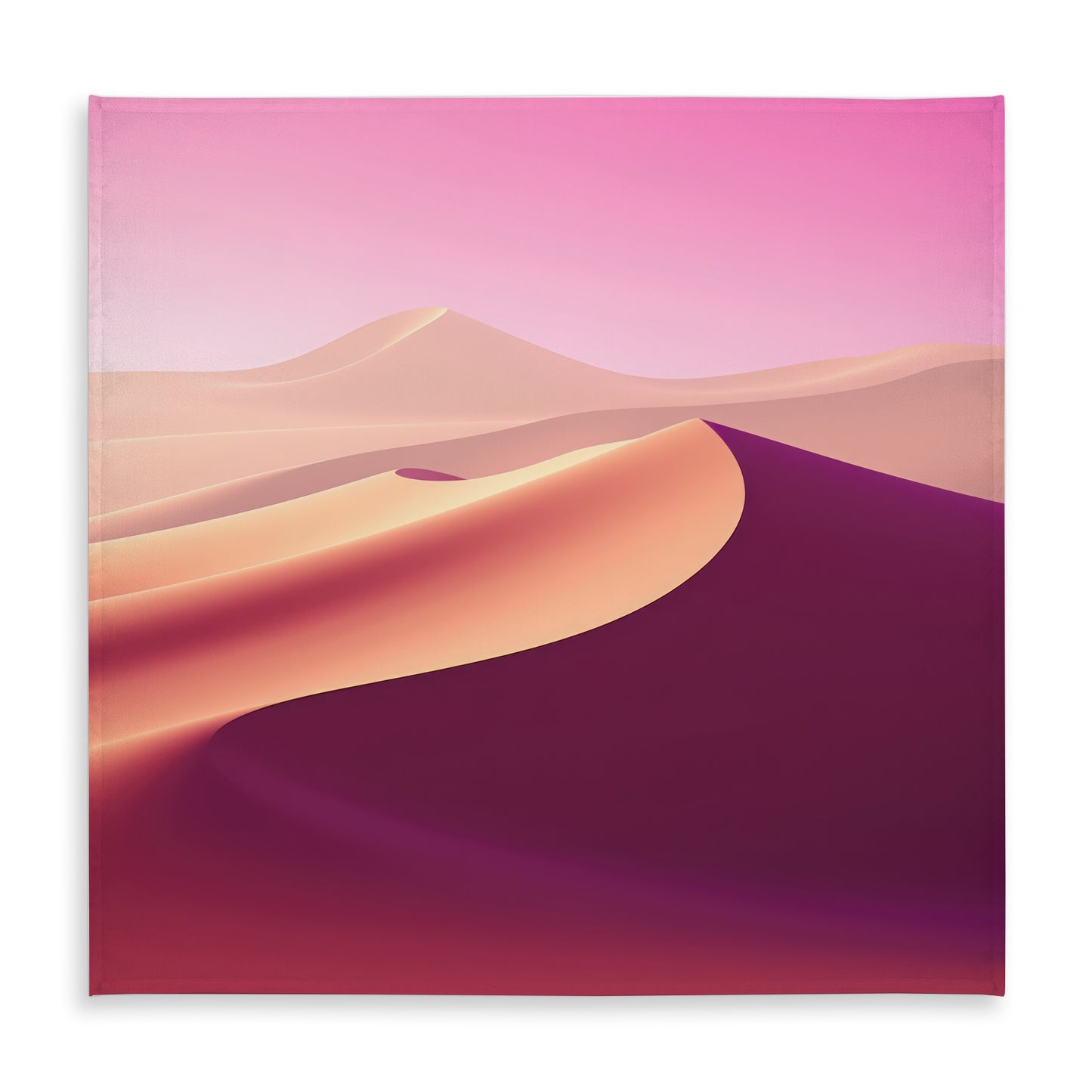 Calm dunes Beige Indoor/Outdoor Tablecloth for Home Decor