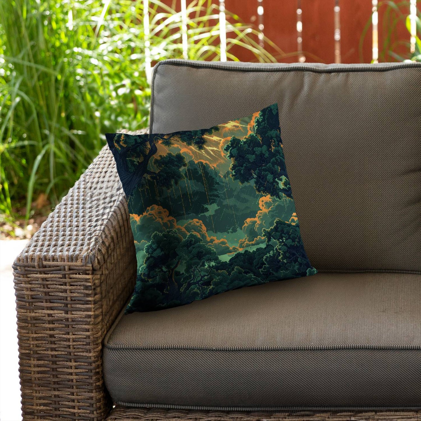 Drops - Throw pillow - Print on demand